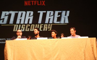 Lucca 2017: Sonequa Martin-Green, Jason Isaacs, Shazad Latif e Aaron Harberts al panel di Star Trekk Discovery