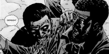 The Walking Dead: una tavola del fumetto di Robert Kirkman