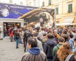 Lucca Comics: Paolo Nespoli si trasforma in Spiderman allo stand dell'Agenzia Spaziale Italiana