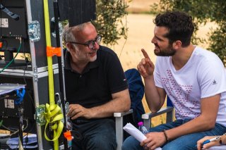 Sono tornato: Luca Miniero e Frank Matano sul set