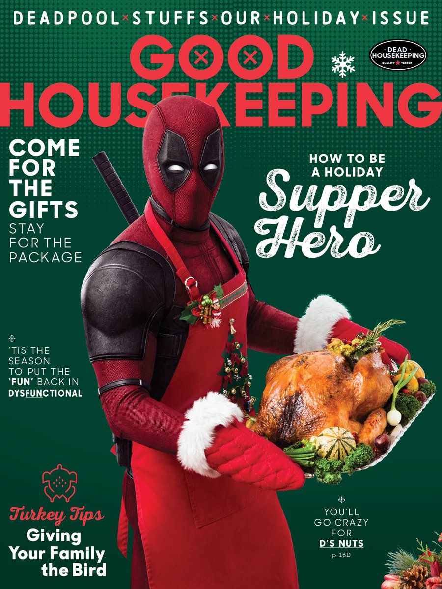 Deadpool 2 sulla cover di Good Housekeeping