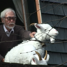 Never Ending Man: Hayao Miyazaki, Miyazaki in un'immagine tratta dal documentario