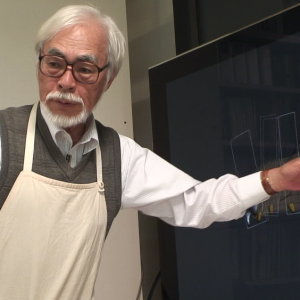 Never Ending Man: Hayao Miyazaki, Miyazaki in un momento del documentario