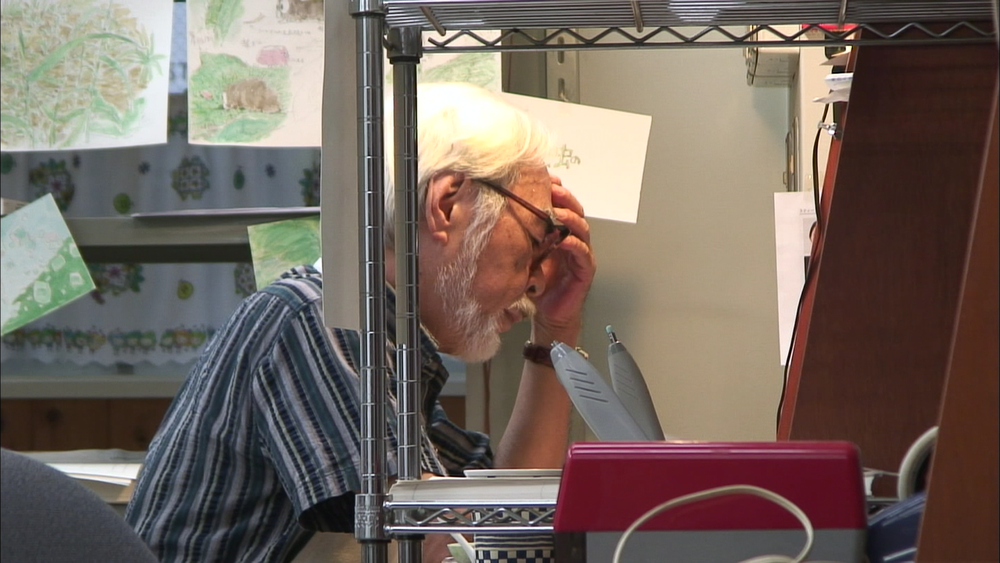 Una foto di Hayao Miyazaki