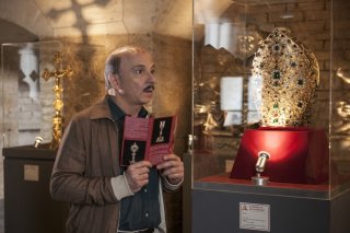 Caccia al tesoro: Carlo Buccirosso in una scena del film
