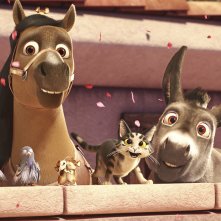 Gli eroi del Natale: un momento del film d'animazione