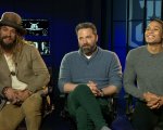 Affleck e Momoa su Justice League: 'Batman, Aquaman e Cyborg hanno in comune problemi con le loro madri'