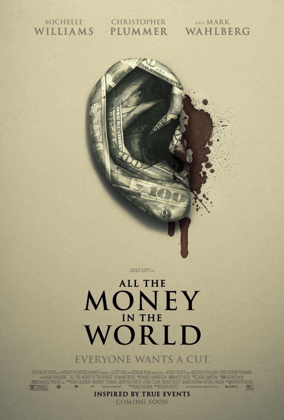 All the money in the world: il nuovo poster del film