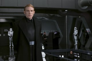 Star Wars: Gli Ultimi Jedi, Domhnall Gleeson in un momento del film