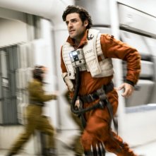 Star Wars: Gli Ultimi Jedi, Oscar Isaac in una scena del film