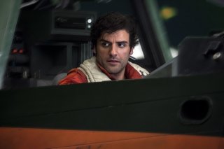 Star Wars: Gli Ultimi Jedi, Oscar Isaac in un momento del film