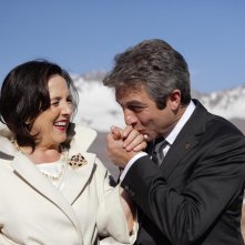 La Cordillera: Ricardo Darín e Paulina Garcia in una scena del film