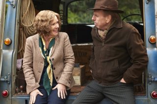 Ricomincio da me: Imelda Staunton e Timothy Spall in un momento del film