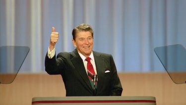 The Reagan Show: un'immagine che ritrae Reagan