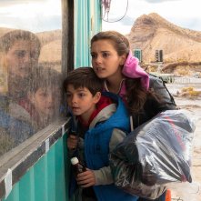 Tito e gli alieni: Chiara Stella Riccio e Luca Esposito in una scena del film