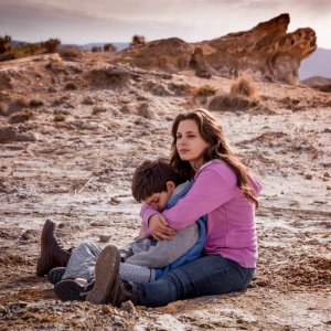 Tito e gli alieni: Chiara Stella Riccio e Luca Esposito in un momento del film