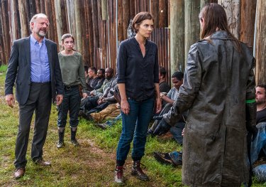 The Walking Dead: Lauren Cohan in una scena dell'episodio The King, The Widow and Rick