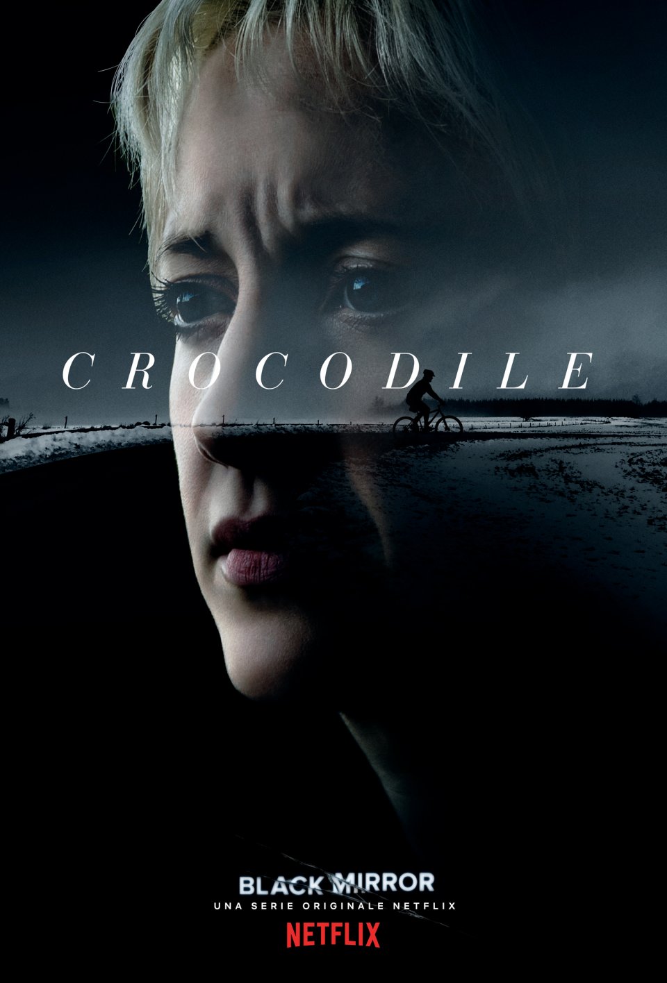 Black Mirror: il poster per l'episodio Crocodile