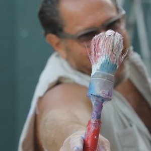 L'arte viva di Julian Schnabel: Schnabel in un'immagine del documentario