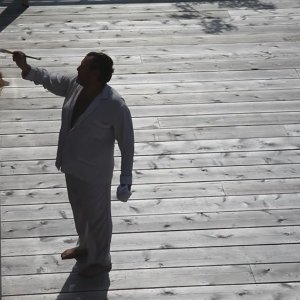 L'arte viva di Julian Schnabel: una scena del documentario