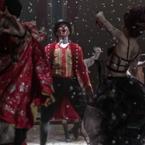 The Greatest Showman: Hugh Jackman in una scena del film