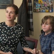 Wonder: Jacob Tremblay e Julia Roberts in una scena del film