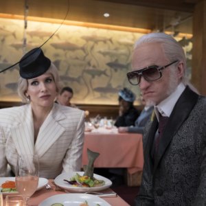 Una serie di sfortunati eventi: Lucy Punch e Neil Patrick Harris in una foto della serie