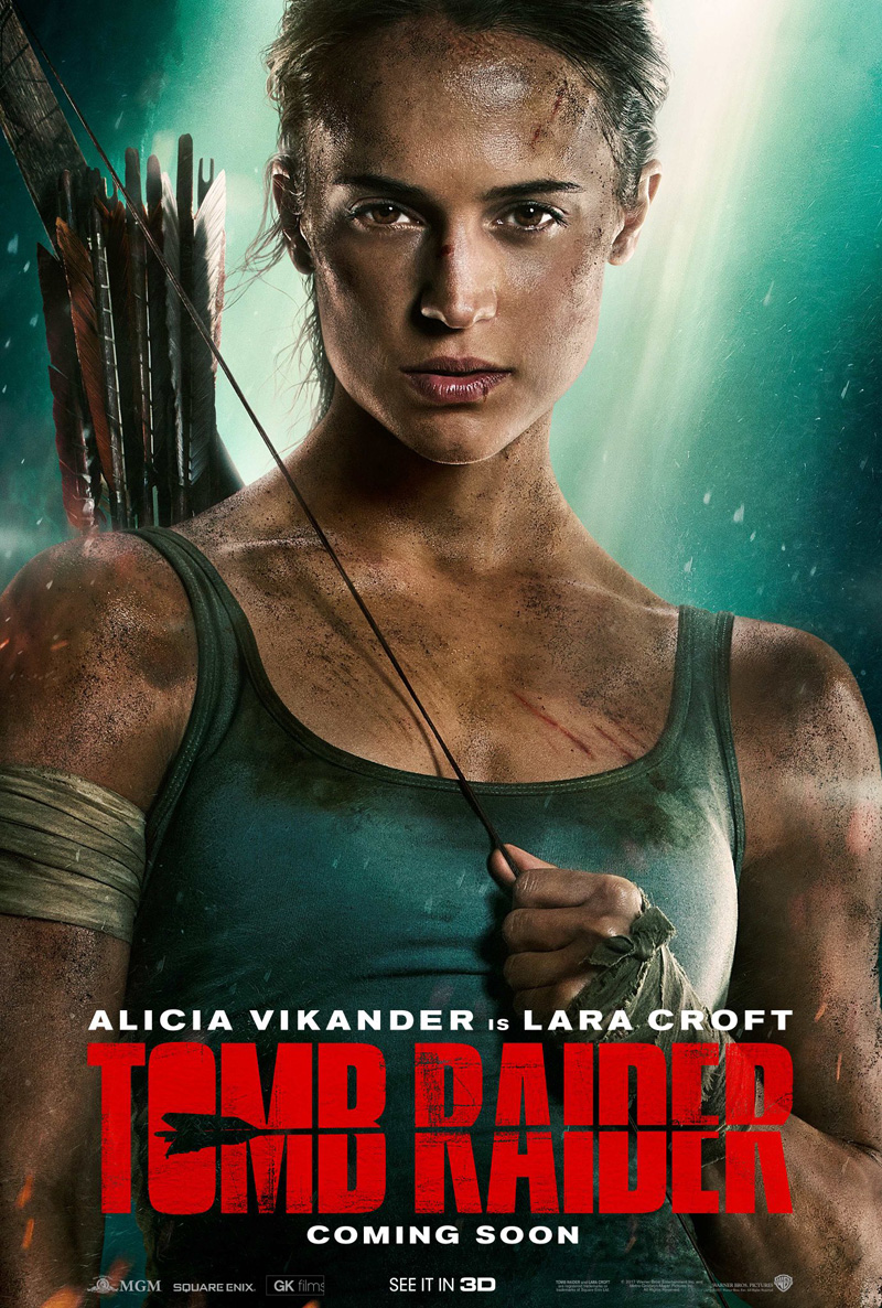Tomb Raider: Alicia Vikander nel nuovo poster