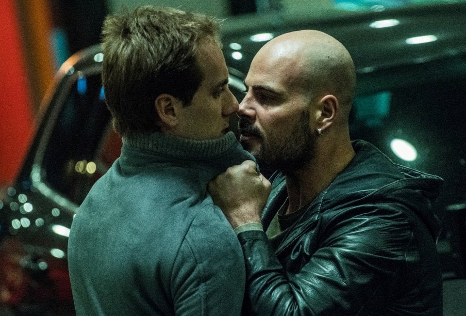 Gomorra - La Serie: Marco D'Amore con Loris De Luna in una scena del nono episodio