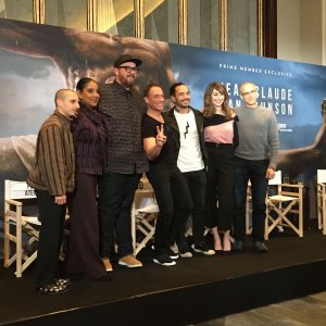 Jean-Claude Van Johnson: il cast in conferenza stampa a Parigi