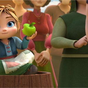 Leo da Vinci - Missione Monna Lisa: una scena del film d'animazione