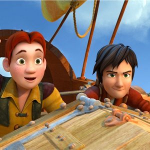 Leo da Vinci - Missione Monna Lisa: un momento del film d'animazione