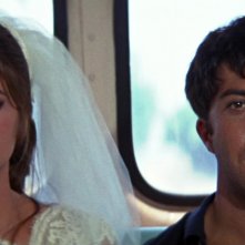 Il laureato: Dustin Hoffman e Katharine Ross in un momento del film