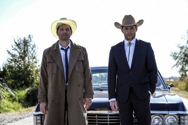 Supernatural: Jensen Ackles e Misha Collins nella stagione tredici