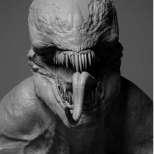 Venom: una scultura ritrae il simbionte