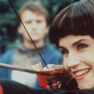 Una sorridente Alessandra Martines in Fantaghirò