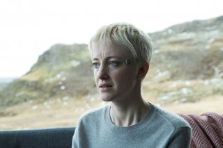 Black Mirror: una scena con Andrea Riseborough nell'episodio Crocodile