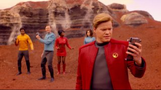 Black Mirror: Jesse Plemons in una scena dell'episodio USS Callister