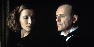 Quel che resta del giorno: Anthony Hopkins ed Emma Thompson in una scena del film