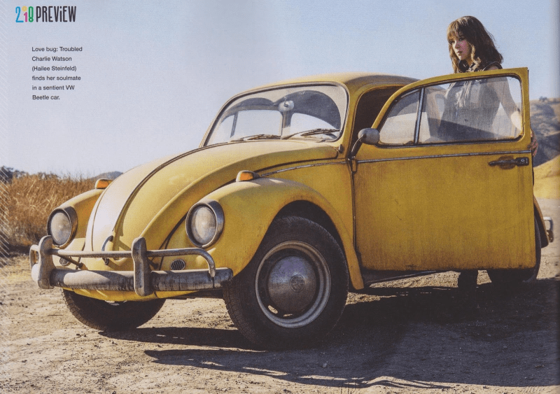 Bumblebee: Hailee Steinfeld insieme al suo maggiolino giallo
