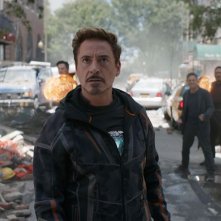 Avengers: Infinity War, Robert Downey Jr. in azione