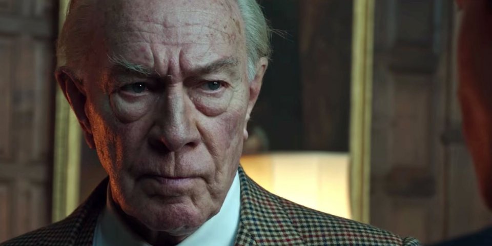 Tutti i soldi del mondo: Christopher Plummer in un primo piano del film