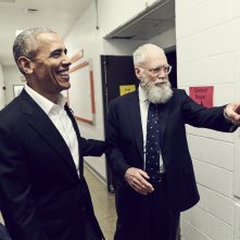 My Next Guest Needs No Introduction con David Letterman: una foto dello show con Barack Obama