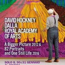 Locandina di David Hockney dalla Royal Academy of Arts