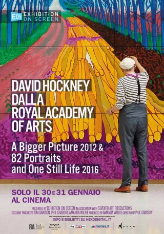 Locandina di David Hockney dalla Royal Academy of Arts