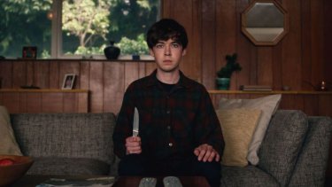 The End of the F***ing World: Alex Lawther in una scena della serie