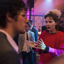 Tutti gli uomini di Victoria: la regista Justine Triet sul set del film