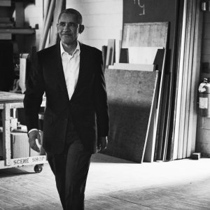 Non c’è bisogno di presentazioni con David Letterman: Barack Obama in una foto dello show