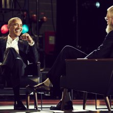 Non c’è bisogno di presentazioni con David Letterman: una foto dello show