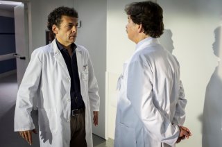 La linea verticale: Ninni Bruschetta e Massimo Wertmuller in una scena